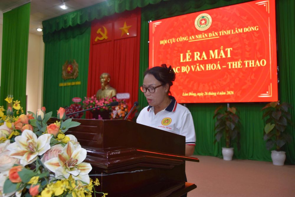 Hội Cựu CAND tỉnh Lâm Đồng ra mắt Câu lạc bộ Văn hóa - Thể thao