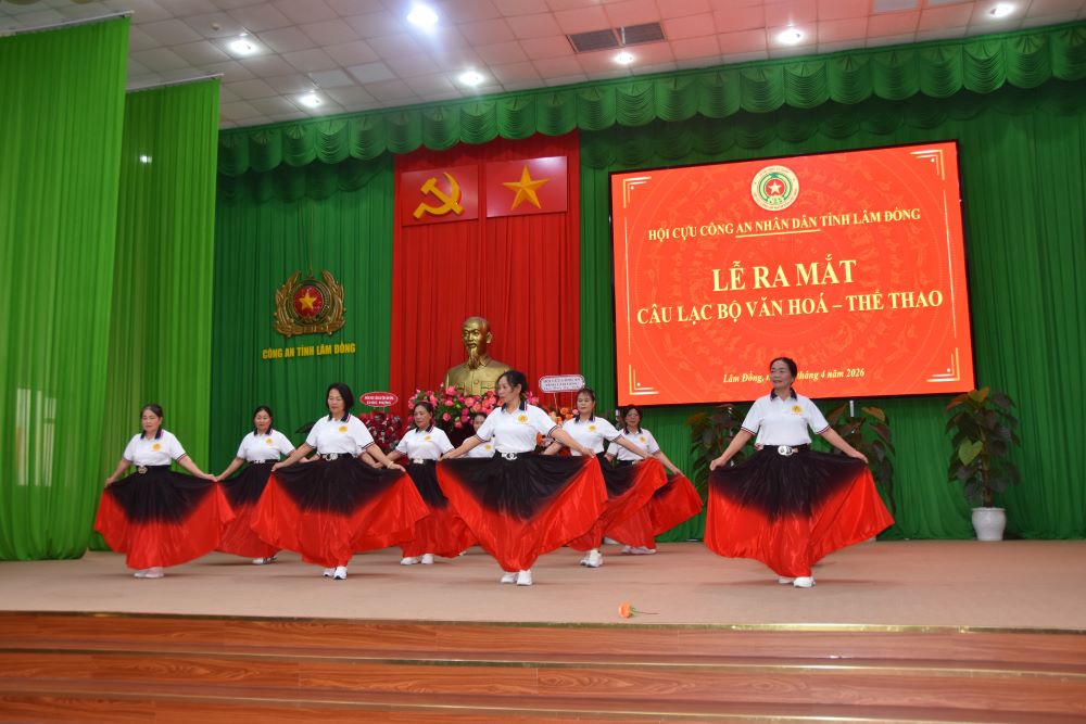 Hội Cựu CAND tỉnh Lâm Đồng ra mắt Câu lạc bộ Văn hóa - Thể thao