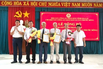 Gia Lai: Chi hội Cựu CAND xã Tuy Phước Đông chung tay xây dựng “Xã không ma túy”