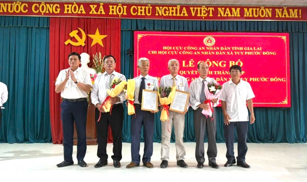 Gia Lai: Chi hội Cựu CAND xã Tuy Phước Đông chung tay xây dựng “Xã không ma túy”