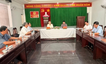 Thiếu tướng, Anh hùng LLVTND Vũ Hùng Vương thăm và làm việc tại Hội Cựu CAND TP Cần Thơ