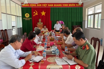 Hội Cựu CAND Việt Nam làm việc với Thường trực Hội Cựu CAND tỉnh Tây Ninh