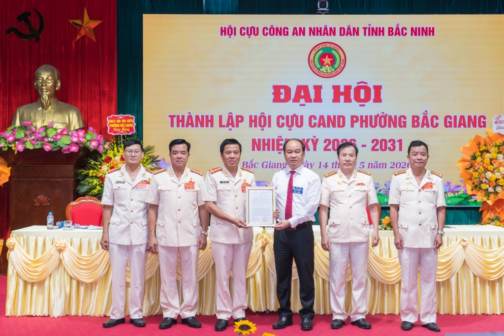 Bắc Ninh: Thành lập Hội Cựu CAND phường Bắc Giang, nhiệm kỳ 2026 - 2031