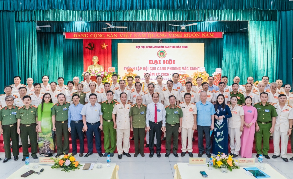 Bắc Ninh: Thành lập Hội Cựu CAND phường Bắc Giang, nhiệm kỳ 2026 - 2031