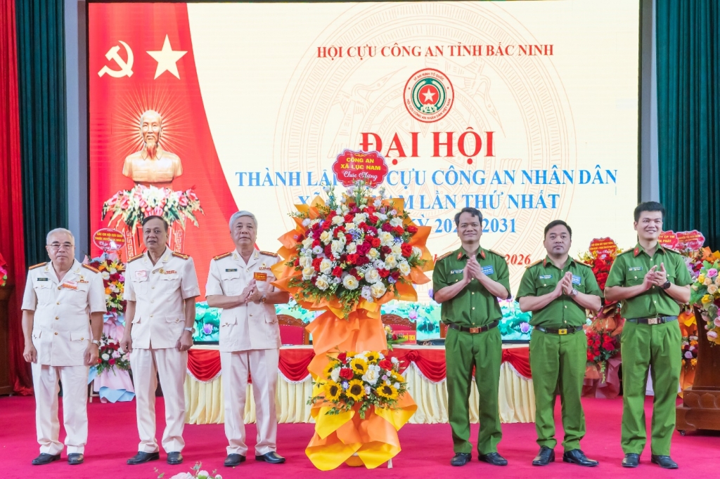 Thành lập Hội Cựu CAND xã Lục Nam, tỉnh Bắc Ninh nhiệm kỳ 2026 – 2031
