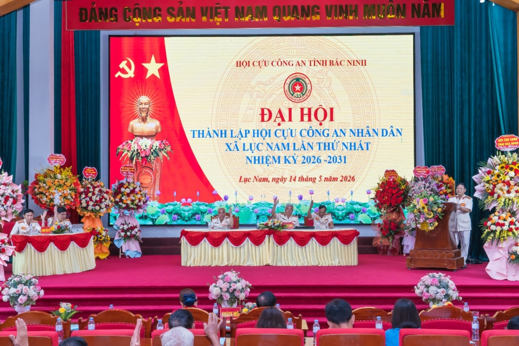 Thành lập Hội Cựu CAND xã Lục Nam, tỉnh Bắc Ninh nhiệm kỳ 2026 – 2031