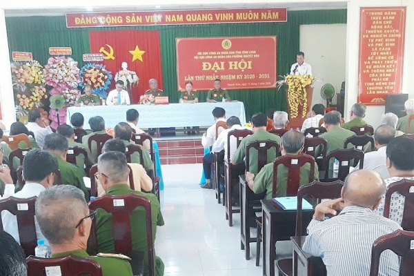 Vĩnh Long: Thành lập Hội Cựu CAND phường Nguyệt Hóa, nhiệm kỳ 2026 - 2031