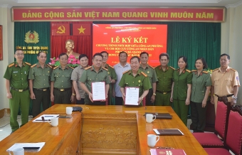 Tuyên Quang: Công an phường và Chi hội Cựu CAND phường Hà Giang 1 ký kết phối hợp bảo đảm ANTT