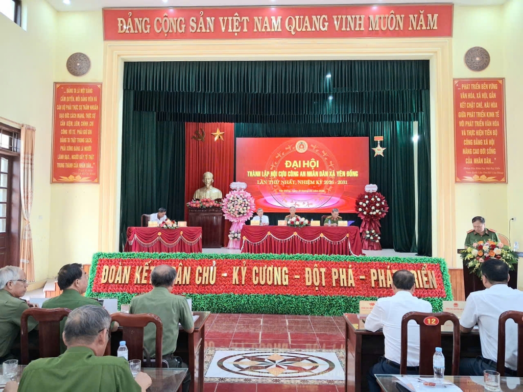 Ninh Bình: Thành lập Hội Cựu CAND xã Yên Đồng, nhiệm kỳ 2026 – 2031