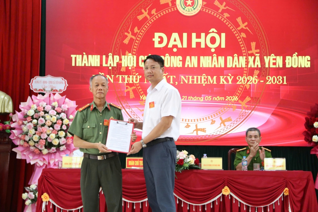 Ninh Bình: Thành lập Hội Cựu CAND xã Yên Đồng, nhiệm kỳ 2026 – 2031