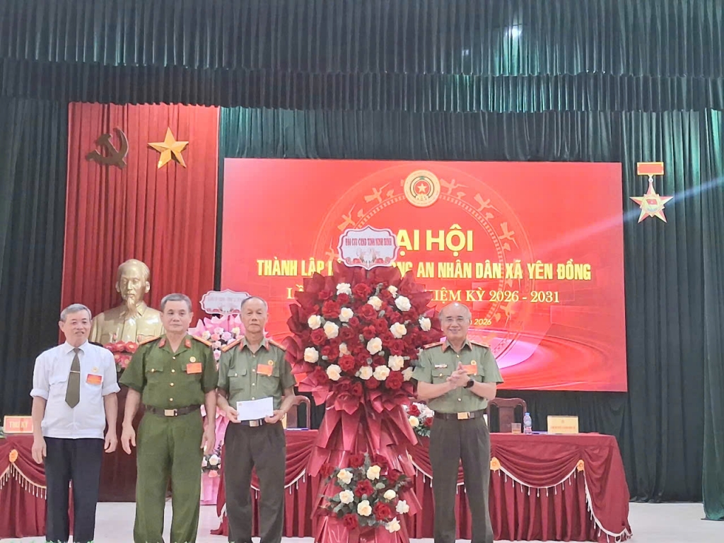 Ninh Bình: Thành lập Hội Cựu CAND xã Yên Đồng, nhiệm kỳ 2026 – 2031