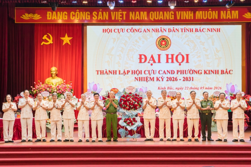 Bắc Ninh: Thành lập Hội Cựu CAND phường Kinh Bắc, nhiệm kỳ 2026 - 2031