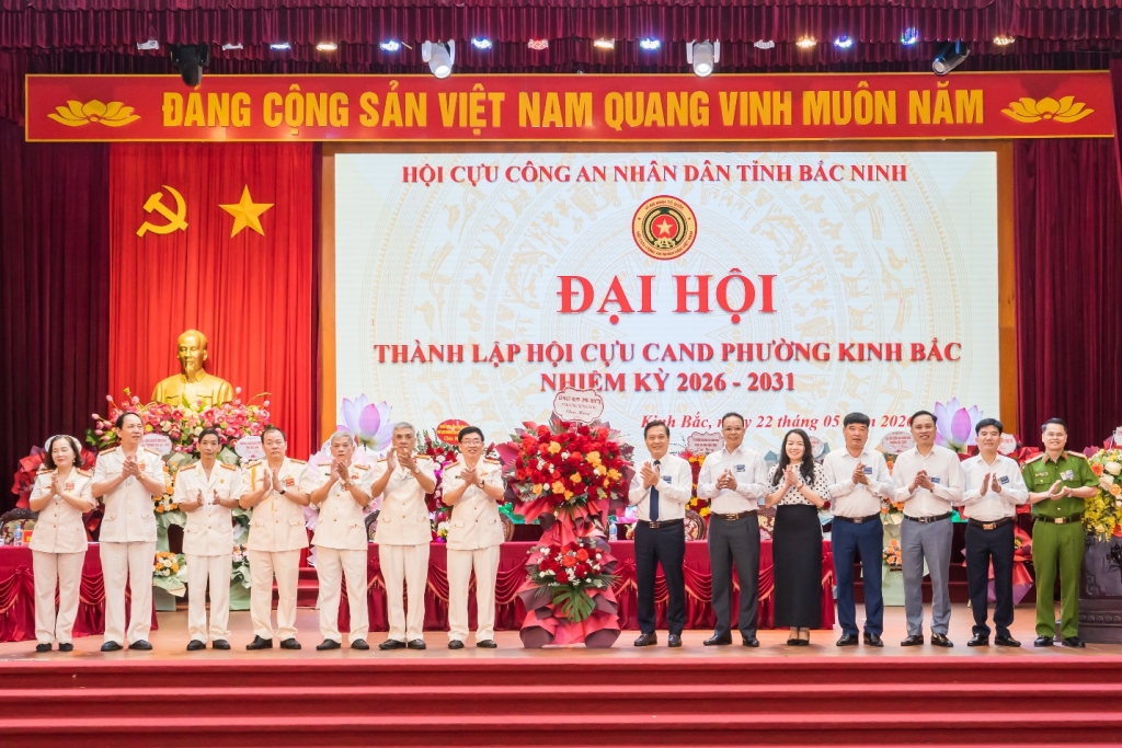 Bắc Ninh: Thành lập Hội Cựu CAND phường Kinh Bắc, nhiệm kỳ 2026 - 2031