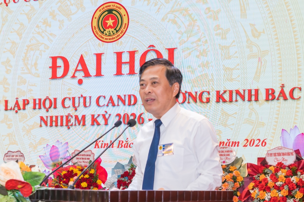 Bắc Ninh: Thành lập Hội Cựu CAND phường Kinh Bắc, nhiệm kỳ 2026 - 2031