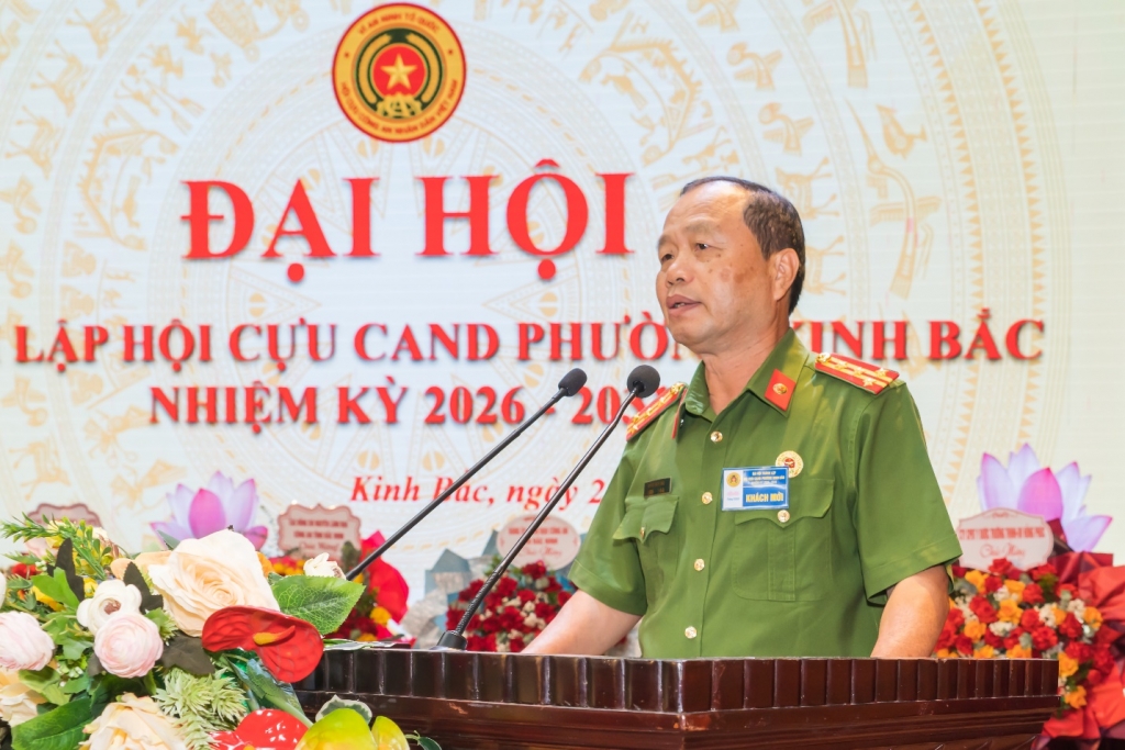Bắc Ninh: Thành lập Hội Cựu CAND phường Kinh Bắc, nhiệm kỳ 2026 - 2031