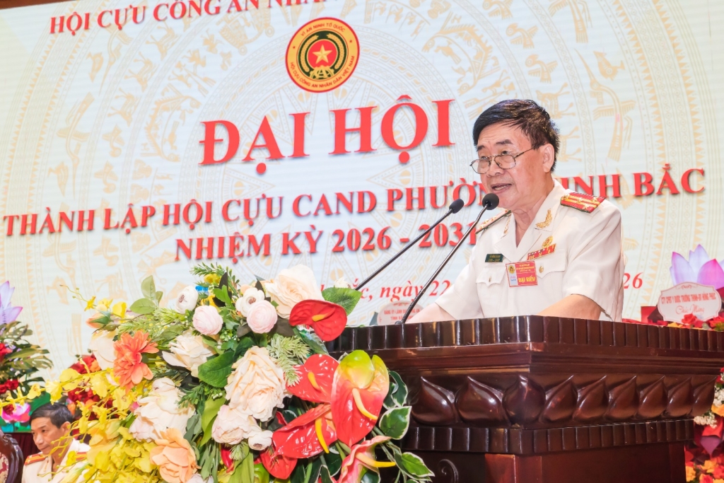 Bắc Ninh: Thành lập Hội Cựu CAND phường Kinh Bắc, nhiệm kỳ 2026 - 2031