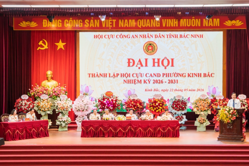 Bắc Ninh: Thành lập Hội Cựu CAND phường Kinh Bắc, nhiệm kỳ 2026 - 2031