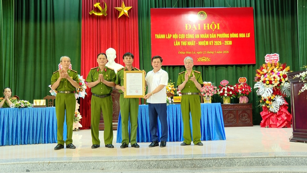 Ninh Bình: Thành lập Hội Cựu CAND phường Đông Hoa Lư, nhiệm kỳ 2026 - 2030