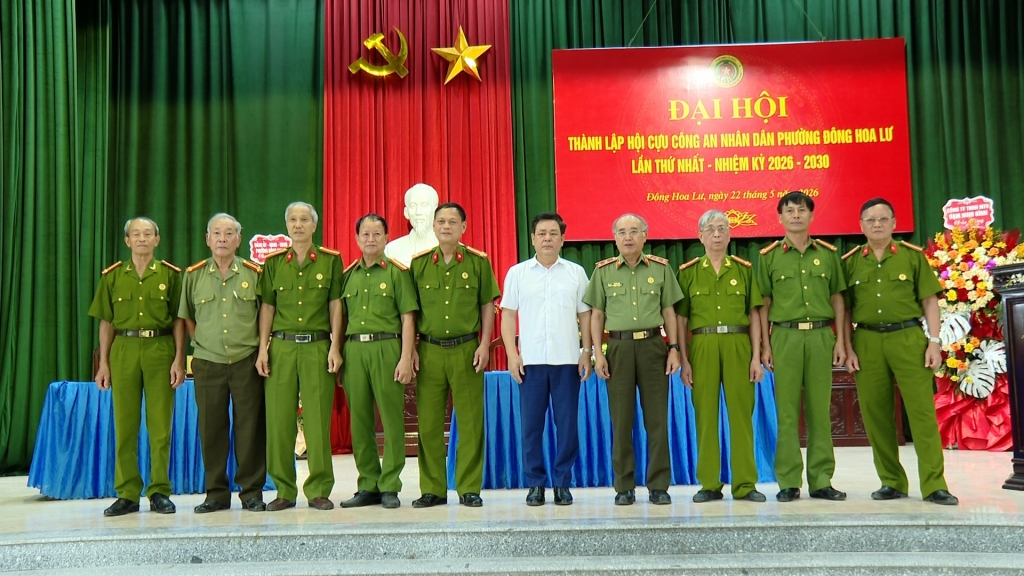 Ninh Bình: Thành lập Hội Cựu CAND phường Đông Hoa Lư, nhiệm kỳ 2026 - 2030