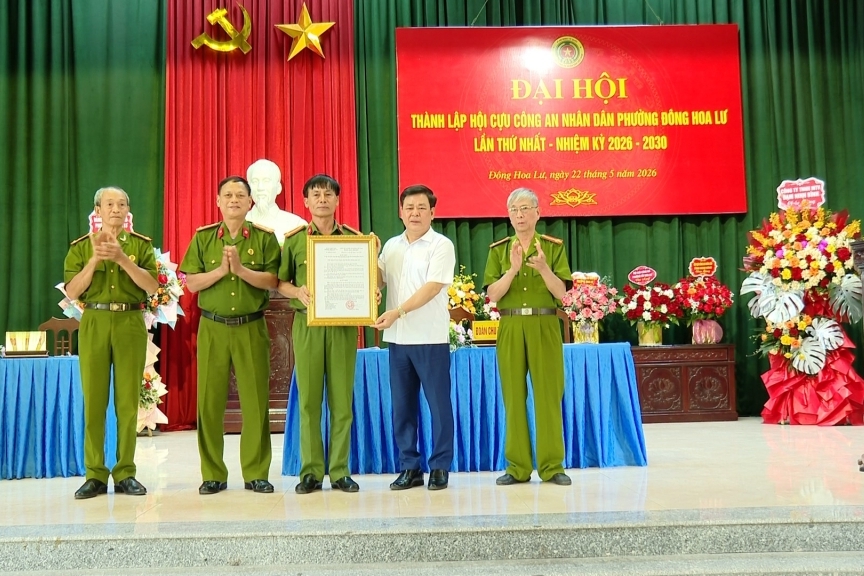 Ninh Bình: Thành lập Hội Cựu CAND phường Đông Hoa Lư, nhiệm kỳ 2026 - 2030