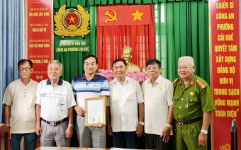 Chi hội Cựu CAND phường Cái Khế, TP Cần Thơ chuẩn bị hồ sơ thành lập Hội