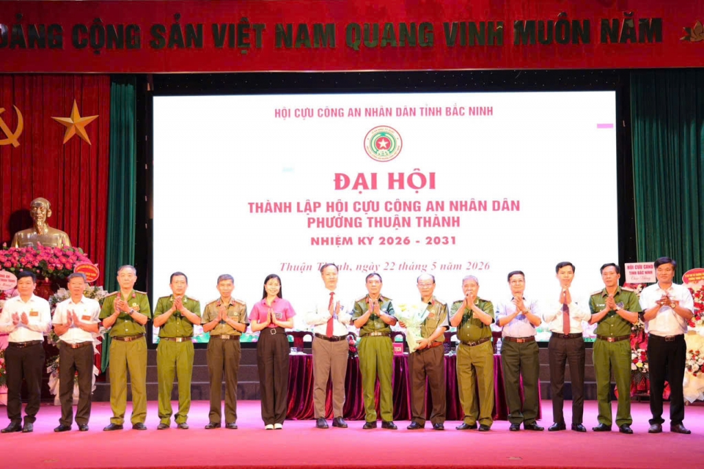 Bắc Ninh: Thành lập Hội Cựu CAND phường Thuận Thành, nhiệm kỳ 2026 - 2031
