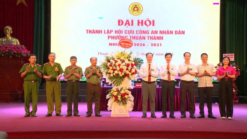 Bắc Ninh: Thành lập Hội Cựu CAND phường Thuận Thành, nhiệm kỳ 2026 - 2031