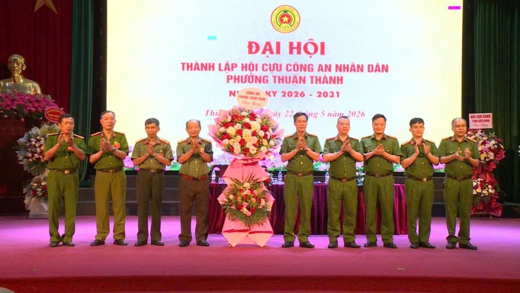 Bắc Ninh: Thành lập Hội Cựu CAND phường Thuận Thành, nhiệm kỳ 2026 - 2031