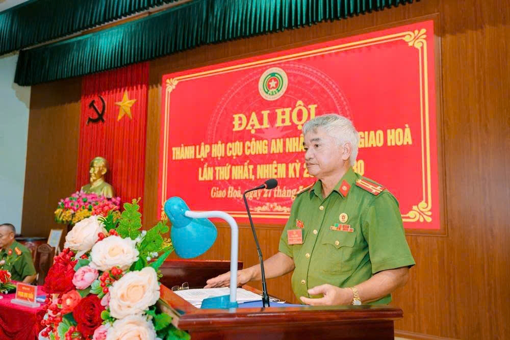 Ninh Bình: Thành lập Hội Cựu CAND xã Giao Hòa, nhiệm kỳ 2026 - 2030