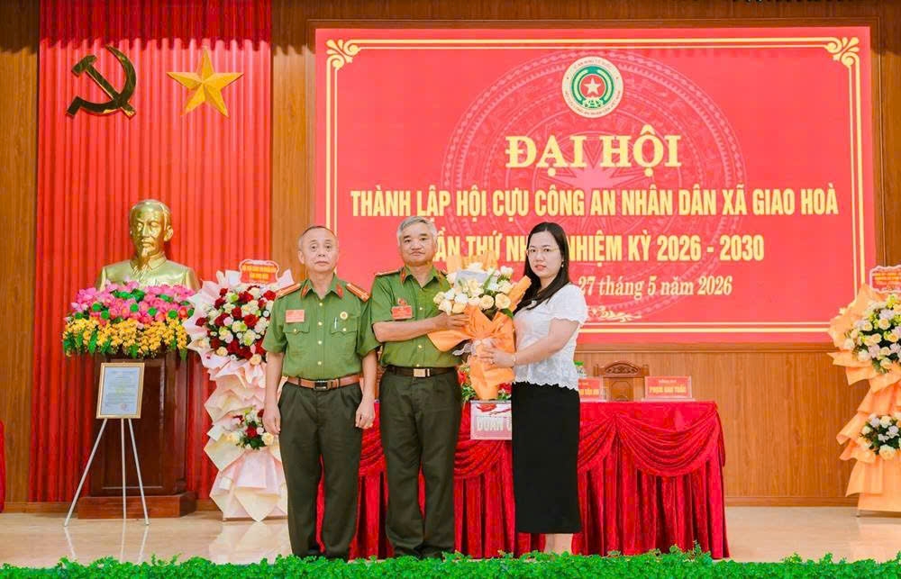 Ninh Bình: Thành lập Hội Cựu CAND xã Giao Hòa, nhiệm kỳ 2026 - 2030