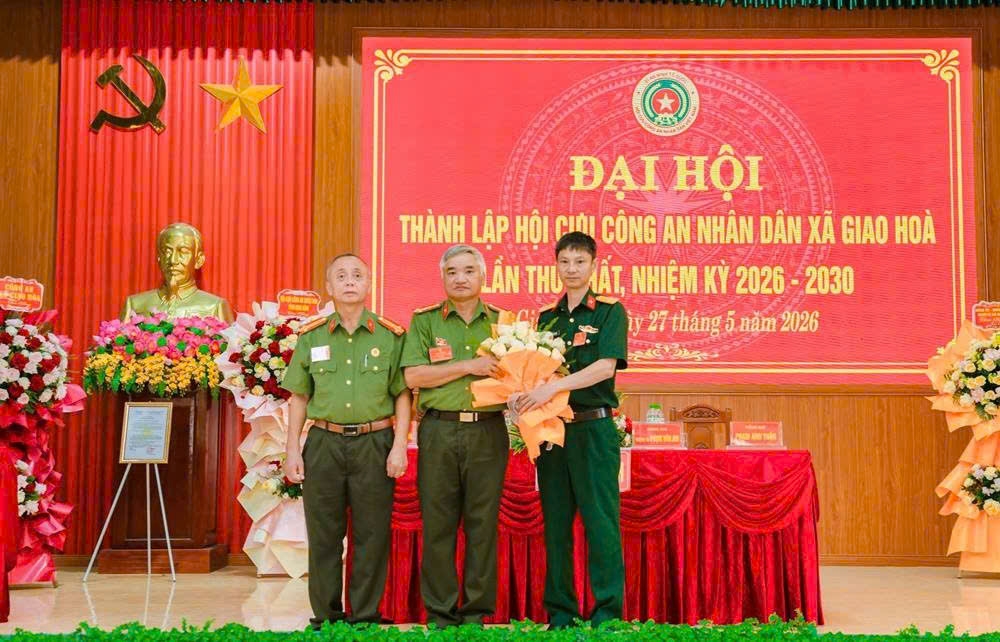 Ninh Bình: Thành lập Hội Cựu CAND xã Giao Hòa, nhiệm kỳ 2026 - 2030