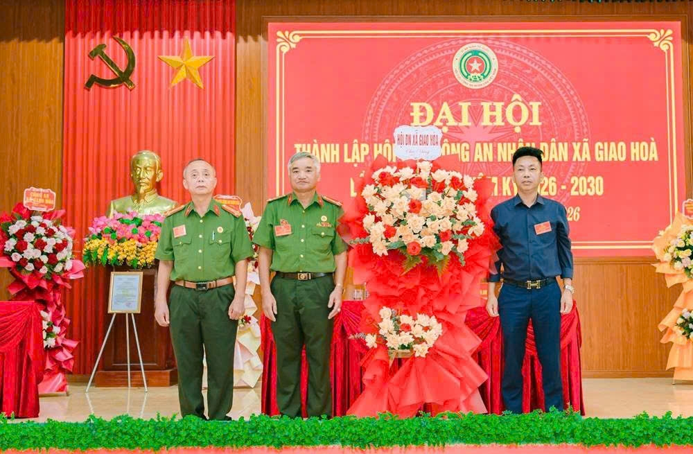 Ninh Bình: Thành lập Hội Cựu CAND xã Giao Hòa, nhiệm kỳ 2026 - 2030