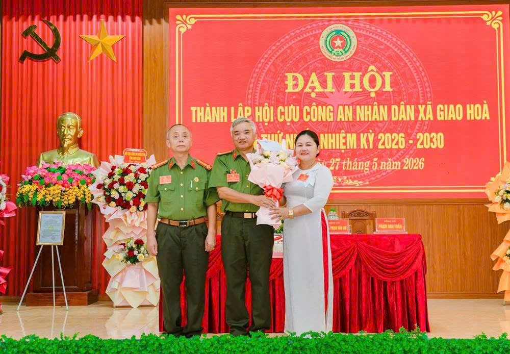 Ninh Bình: Thành lập Hội Cựu CAND xã Giao Hòa, nhiệm kỳ 2026 - 2030
