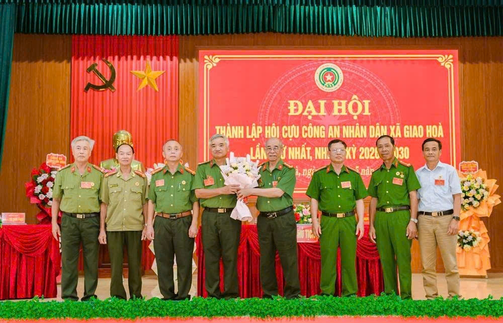 Ninh Bình: Thành lập Hội Cựu CAND xã Giao Hòa, nhiệm kỳ 2026 - 2030