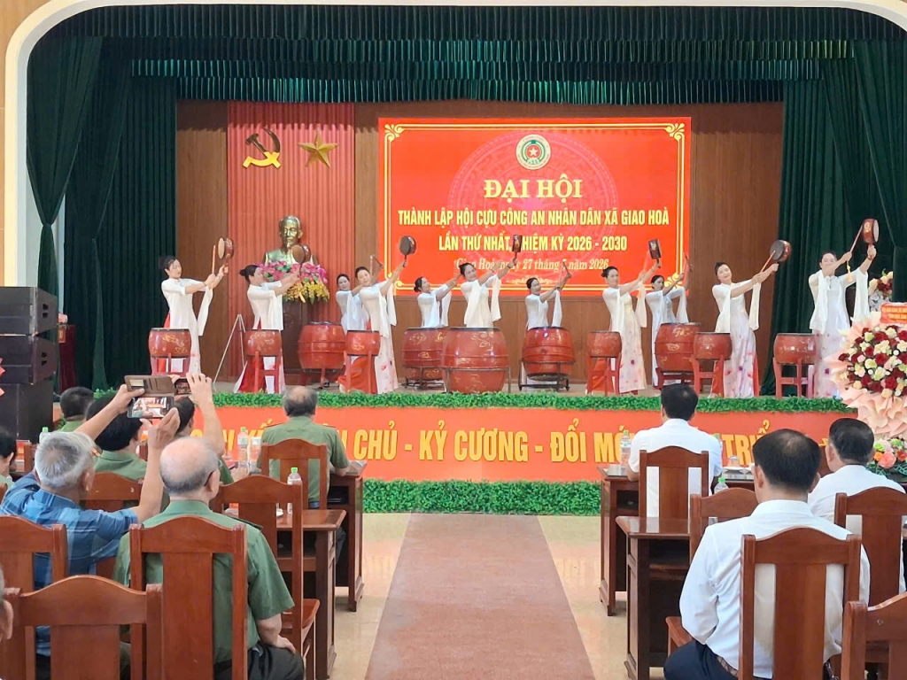 Ninh Bình: Thành lập Hội Cựu CAND xã Giao Hòa, nhiệm kỳ 2026 - 2030
