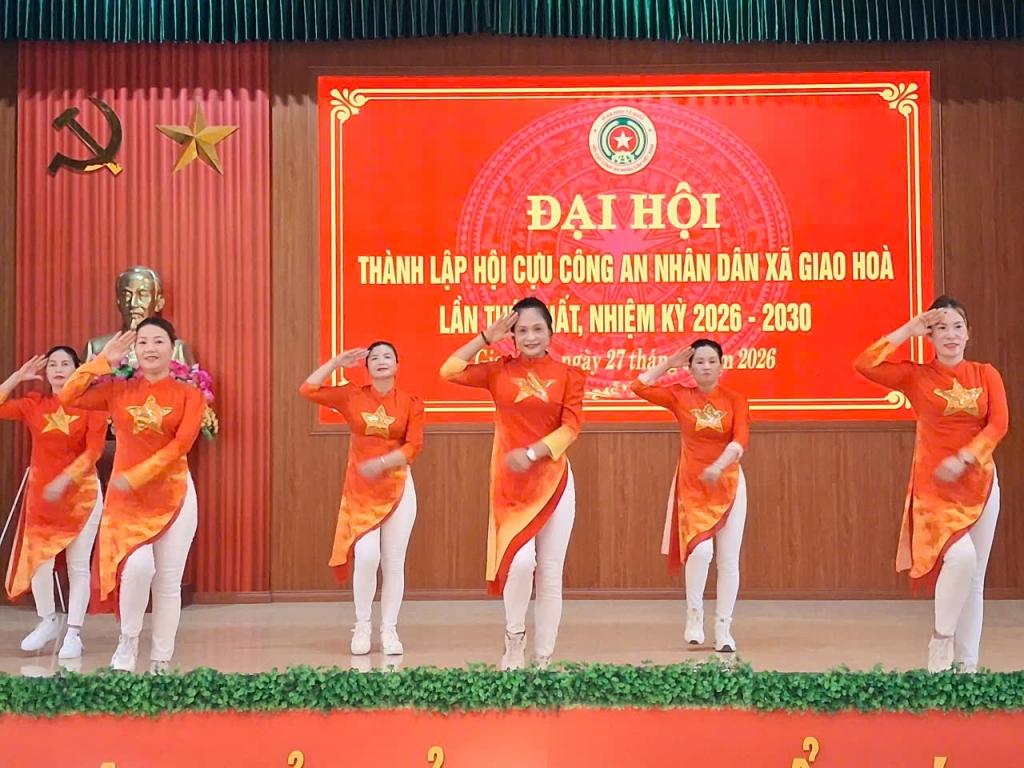 Ninh Bình: Thành lập Hội Cựu CAND xã Giao Hòa, nhiệm kỳ 2026 - 2030