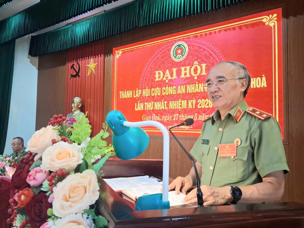 Ninh Bình: Thành lập Hội Cựu CAND xã Giao Hòa, nhiệm kỳ 2026 - 2030