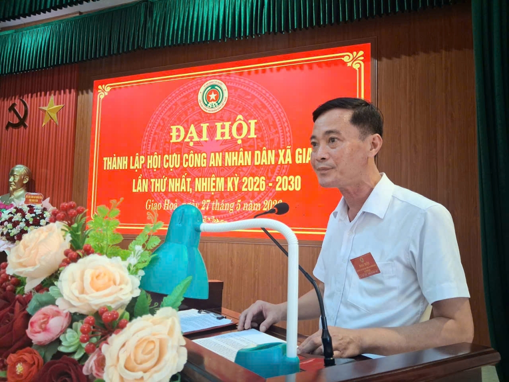 Ninh Bình: Thành lập Hội Cựu CAND xã Giao Hòa, nhiệm kỳ 2026 - 2030