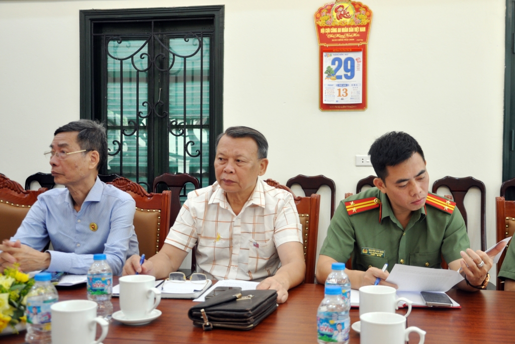 Thường trực Hội Cựu CAND Việt Nam sơ kết hoạt động tháng 4,5 và triển khai nhiệm vụ tháng 6/2026