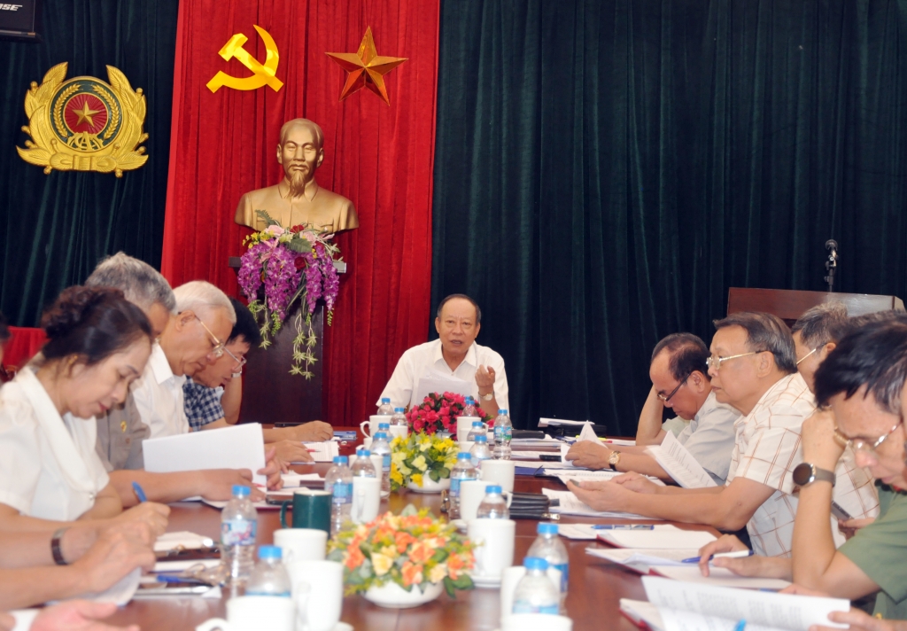 Thường trực Hội Cựu CAND Việt Nam sơ kết hoạt động tháng 4,5 và triển khai nhiệm vụ tháng 6/2026