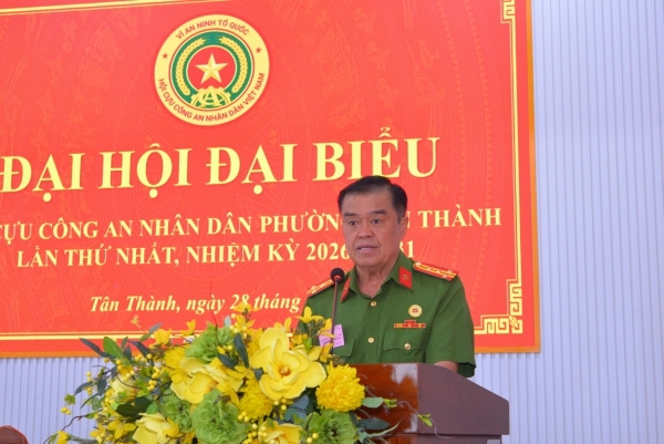 Cà Mau: Thành lập Hội Cựu CAND phường Tân Thành, nhiệm kỳ 2026 - 2031