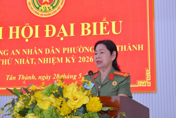 Cà Mau: Thành lập Hội Cựu CAND phường Tân Thành, nhiệm kỳ 2026 - 2031