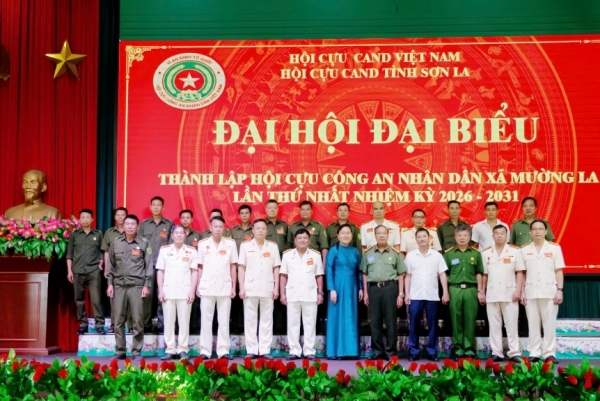 Sơn La: Thành lập Hội Cựu CAND xã Mường La, nhiệm kỳ 2026 - 2031