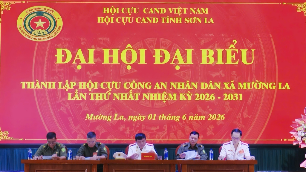 Sơn La: Thành lập Hội Cựu CAND xã Mường La, nhiệm kỳ 2026 - 2031