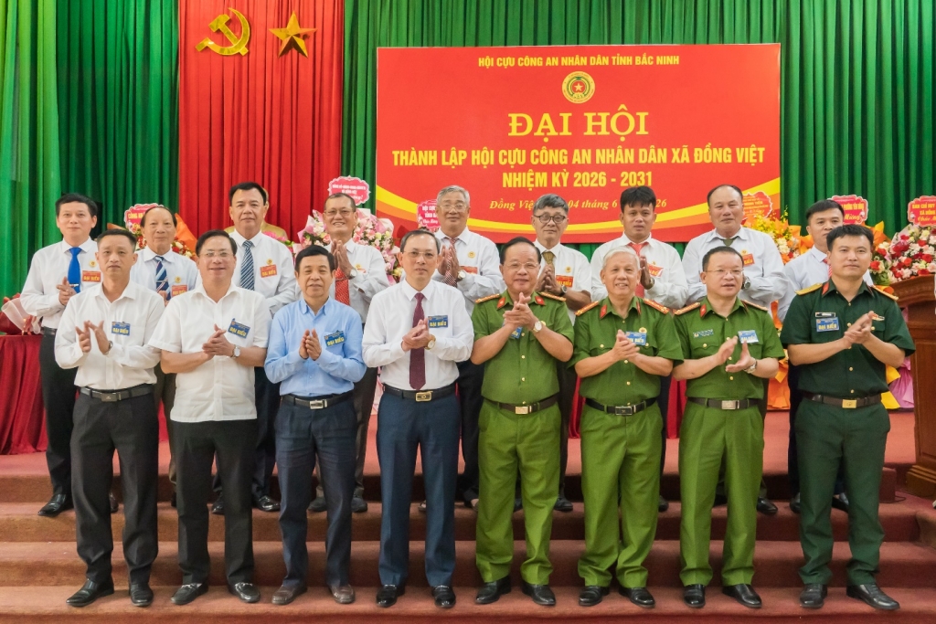 Bắc Ninh: Thành lập Hội Cựu CAND xã Đồng Việt, nhiệm kỳ 2026 - 2031