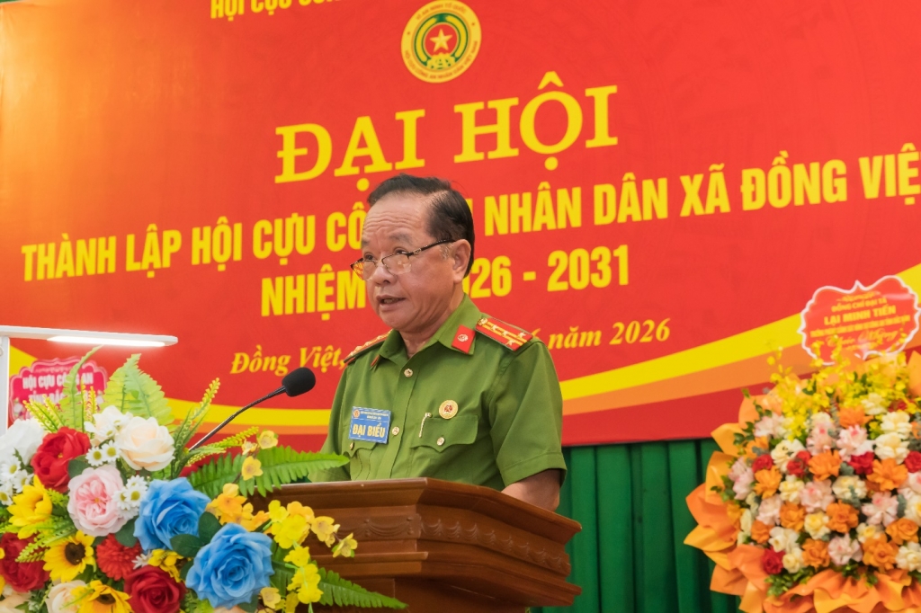 Bắc Ninh: Thành lập Hội Cựu CAND xã Đồng Việt, nhiệm kỳ 2026 - 2031
