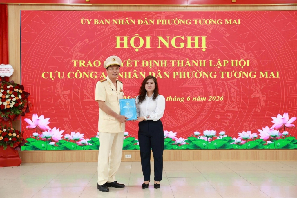 Hà Nội: Thành lập Hội Cựu CAND phường Tương Mai