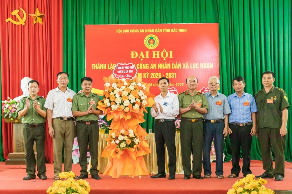 Bắc Ninh: Thành lập Hội Cựu CAND xã Lục Ngạn, nhiệm kỳ 2026 - 2031