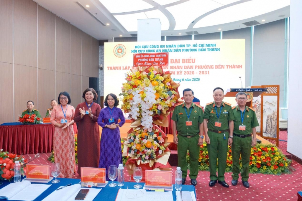 TP.HCM: Thành lập Hội Cựu CAND phường Bến Thành, nhiệm kỳ 2026 - 2031