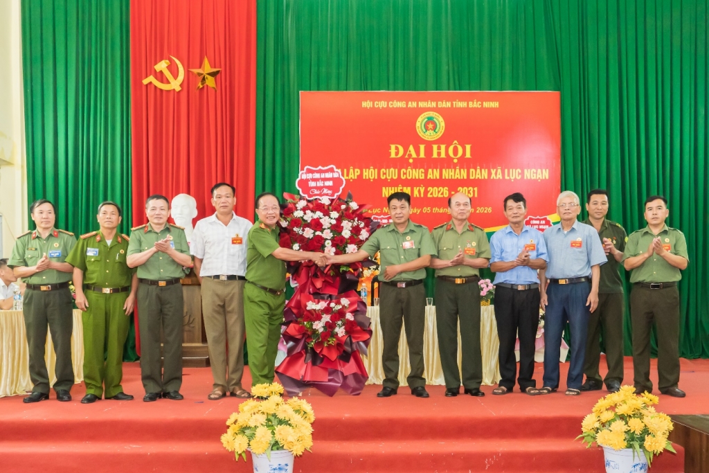 Bắc Ninh: Thành lập Hội Cựu CAND xã Lục Ngạn, nhiệm kỳ 2026 - 2031